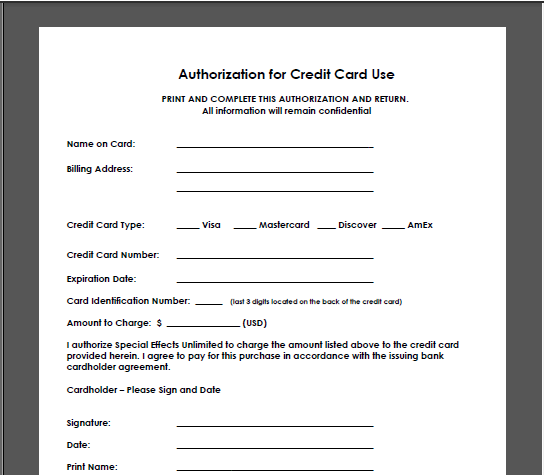 Credit Card Auth Image